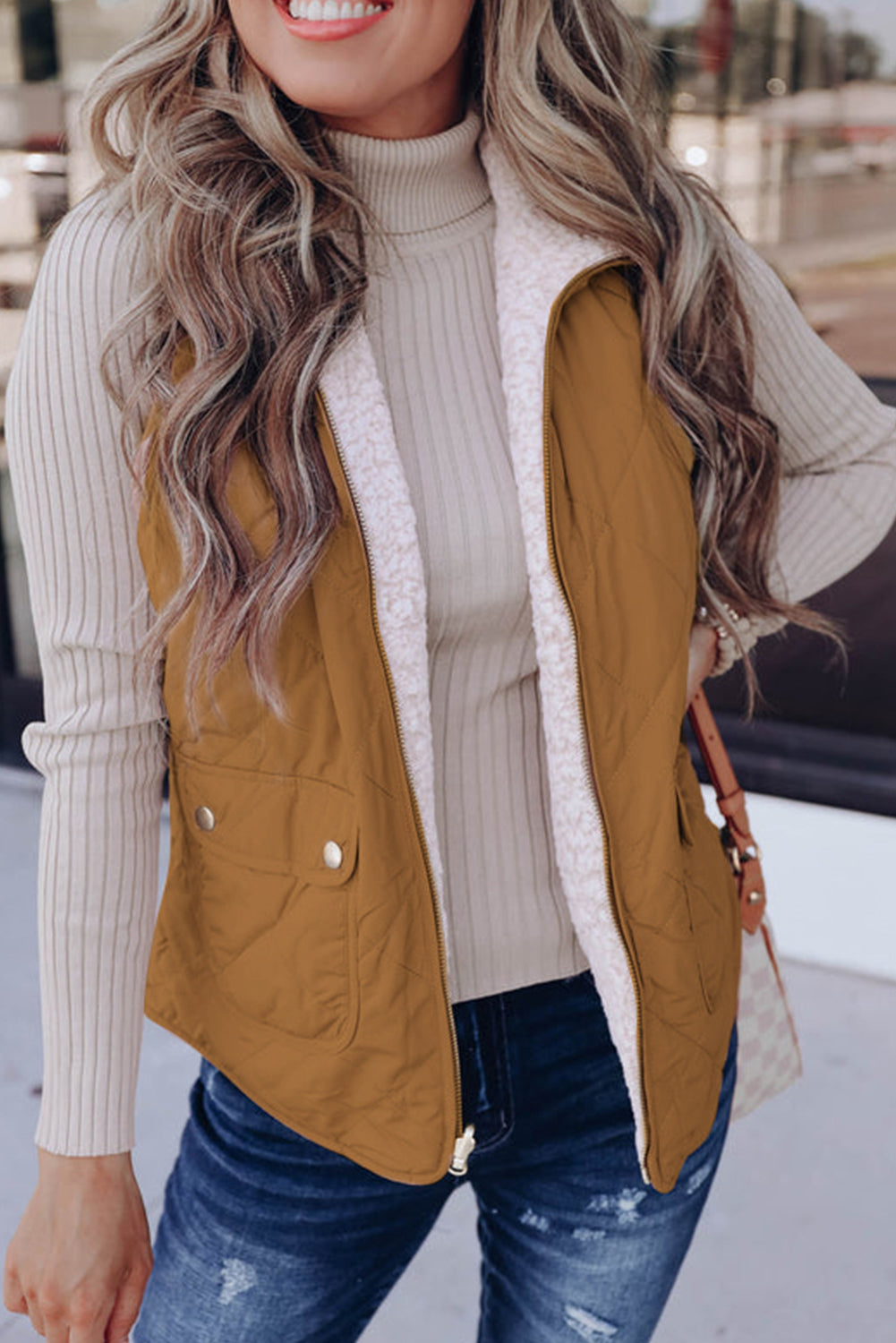 Fleece Lined Quilted Vest