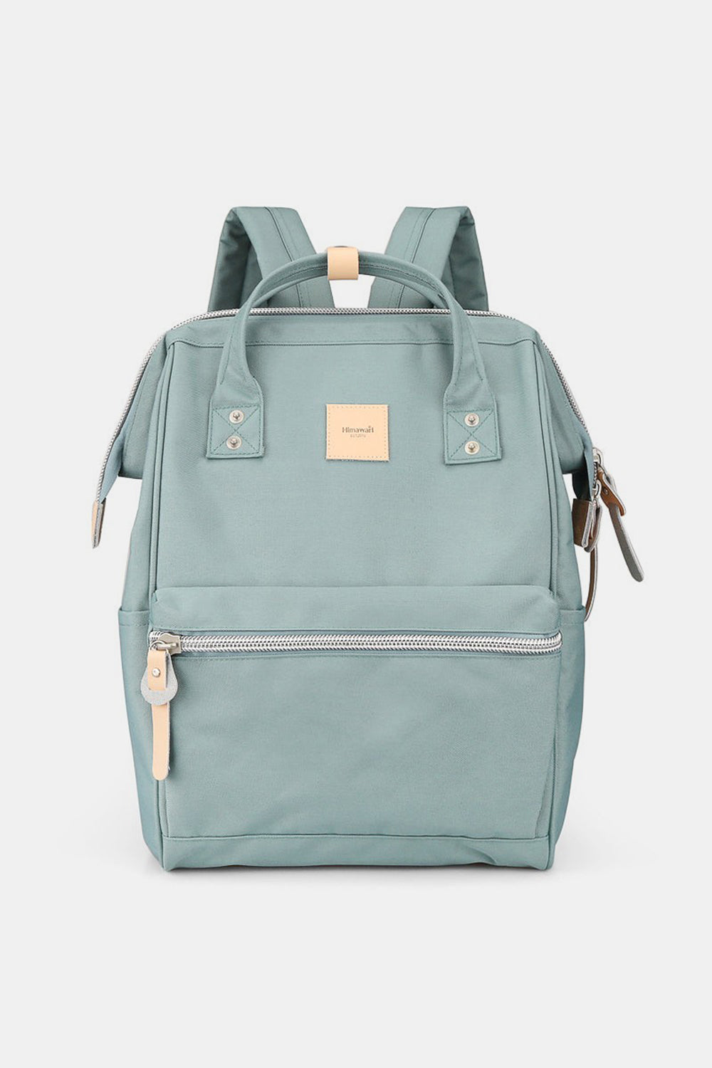 Himawari Water Resistant Canvas Backpack Bag with Side Pockets Teal One Size Backpacks JT's Designer Fashion