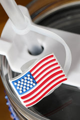 White American Flag Print PVC Soft Plastic Straw Lid Other Accessories JT's Designer Fashion