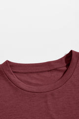 Red Save The Chubby Unicorns Crewneck Men's Graphic Tee Men's Tops JT's Designer Fashion
