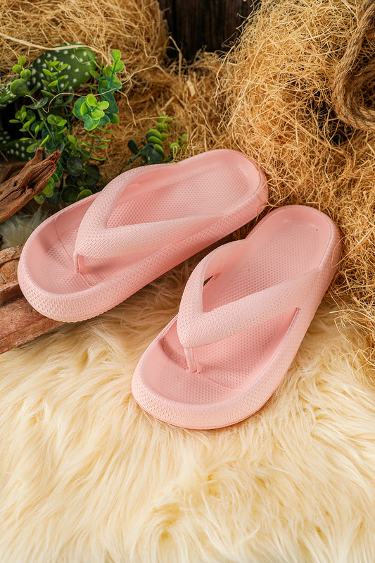 Pink Soft EVA Flip Flops Slippers JT's Designer Fashion