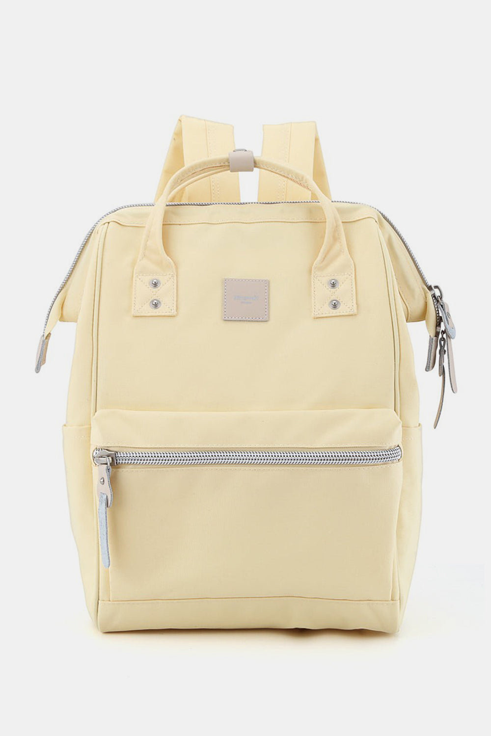 Himawari Water Resistant Canvas Backpack Bag with Side Pockets Cream One Size Backpacks JT's Designer Fashion