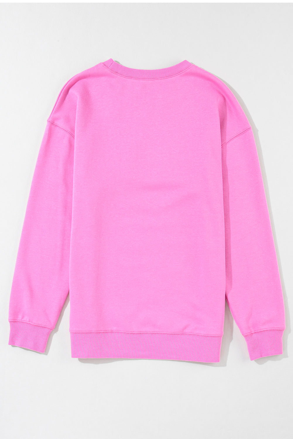 Bright Pink MAMA Letter Embossed Casual Sweatshirt Sweatshirts & Hoodies JT's Designer Fashion