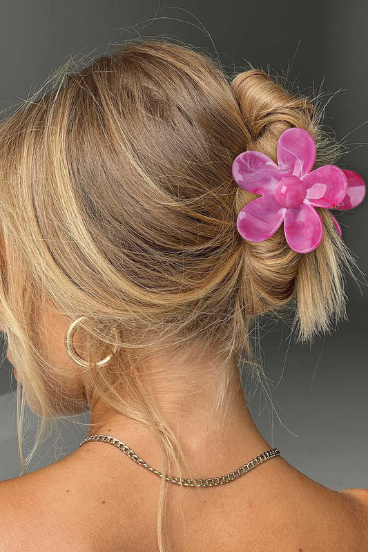 Bonbon Flower Shape Resin Hair Claw Clip Headwear JT's Designer Fashion