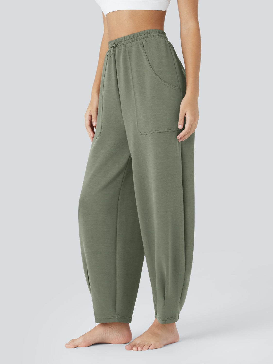 Lovelet Drawstring Pants with Pockets Pants & Culotte JT's Designer Fashion