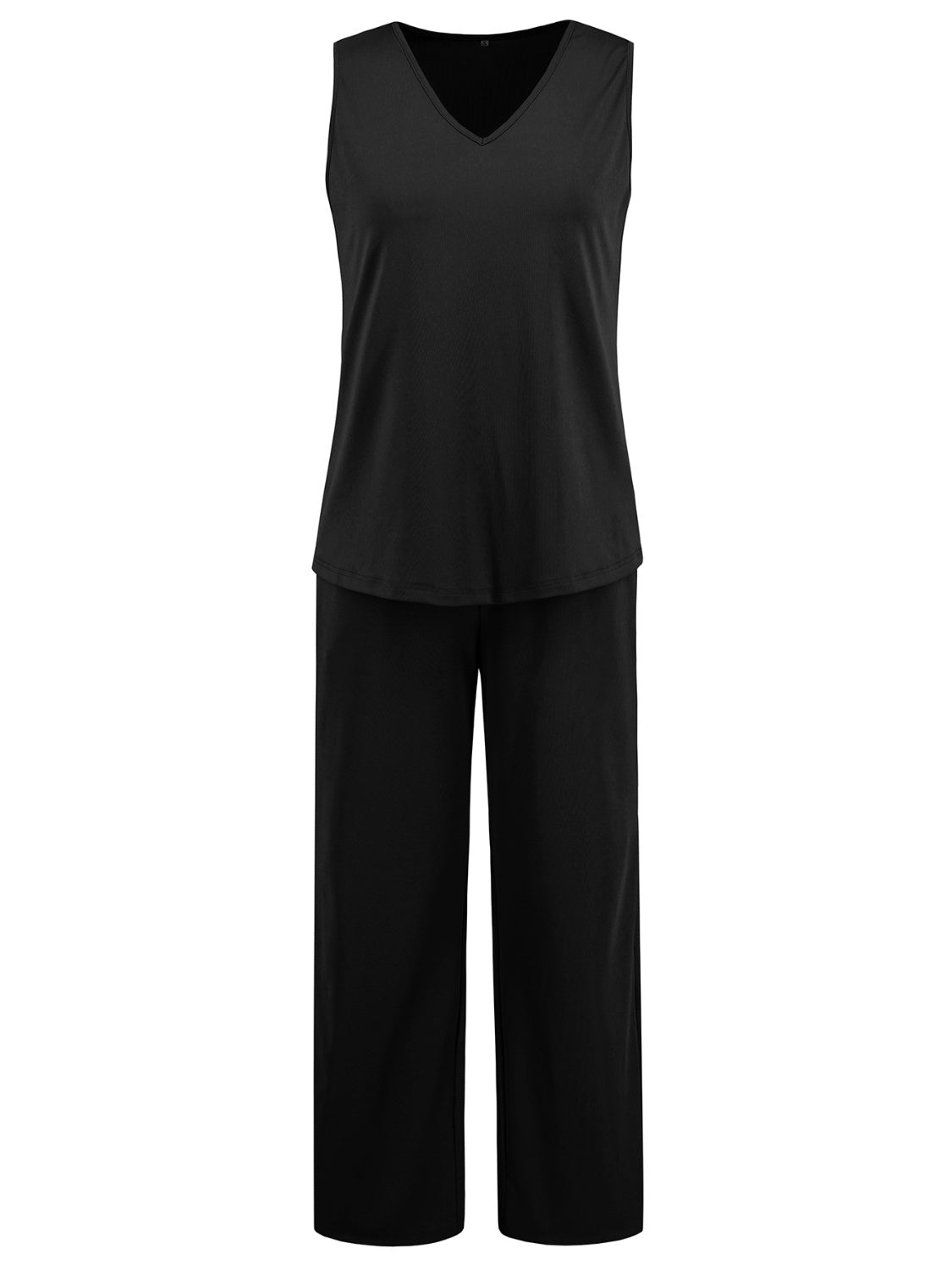 V-Neck Tank, Long Sleeve Cover-Up and Pants Three Piece Set Pant Sets JT's Designer Fashion