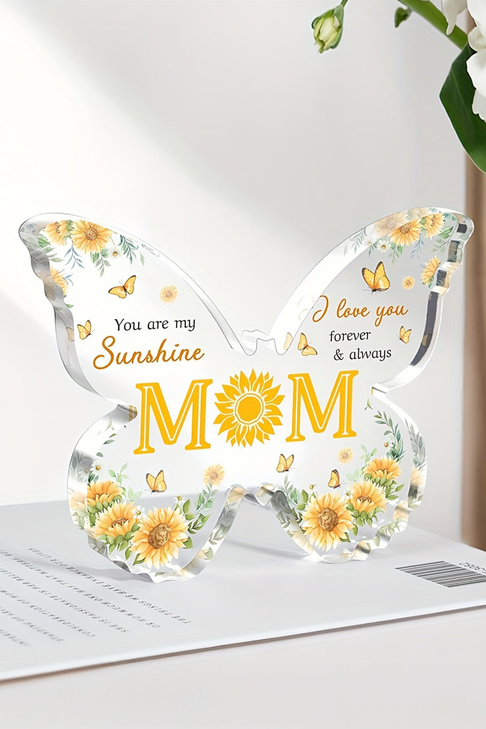 Ginger Mothers Day Butterfly Acrylic Decorative Plaque Gift Other Accessories JT's Designer Fashion