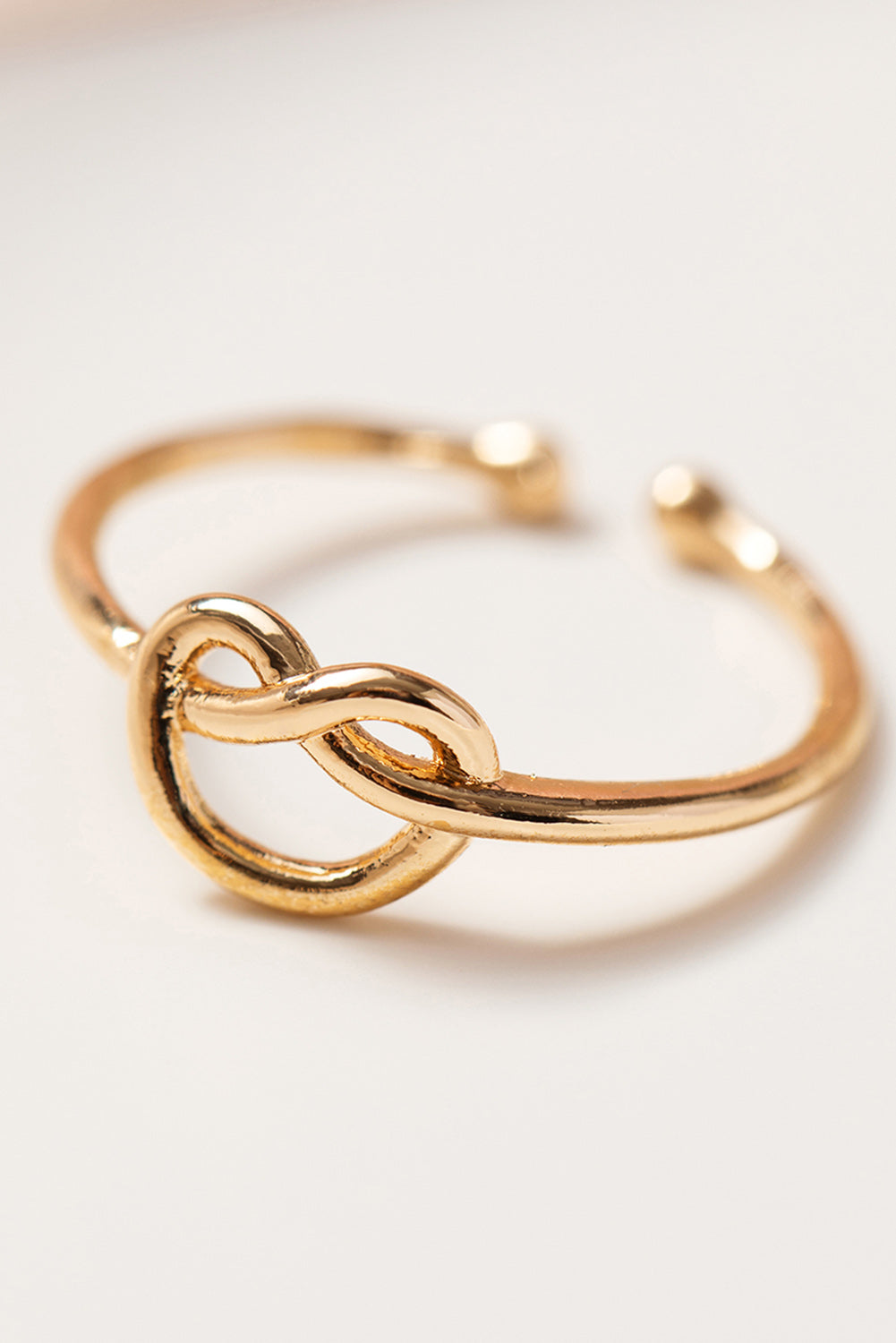Gold Knot A Heart Valentines Fashion Ring Jewelry JT's Designer Fashion