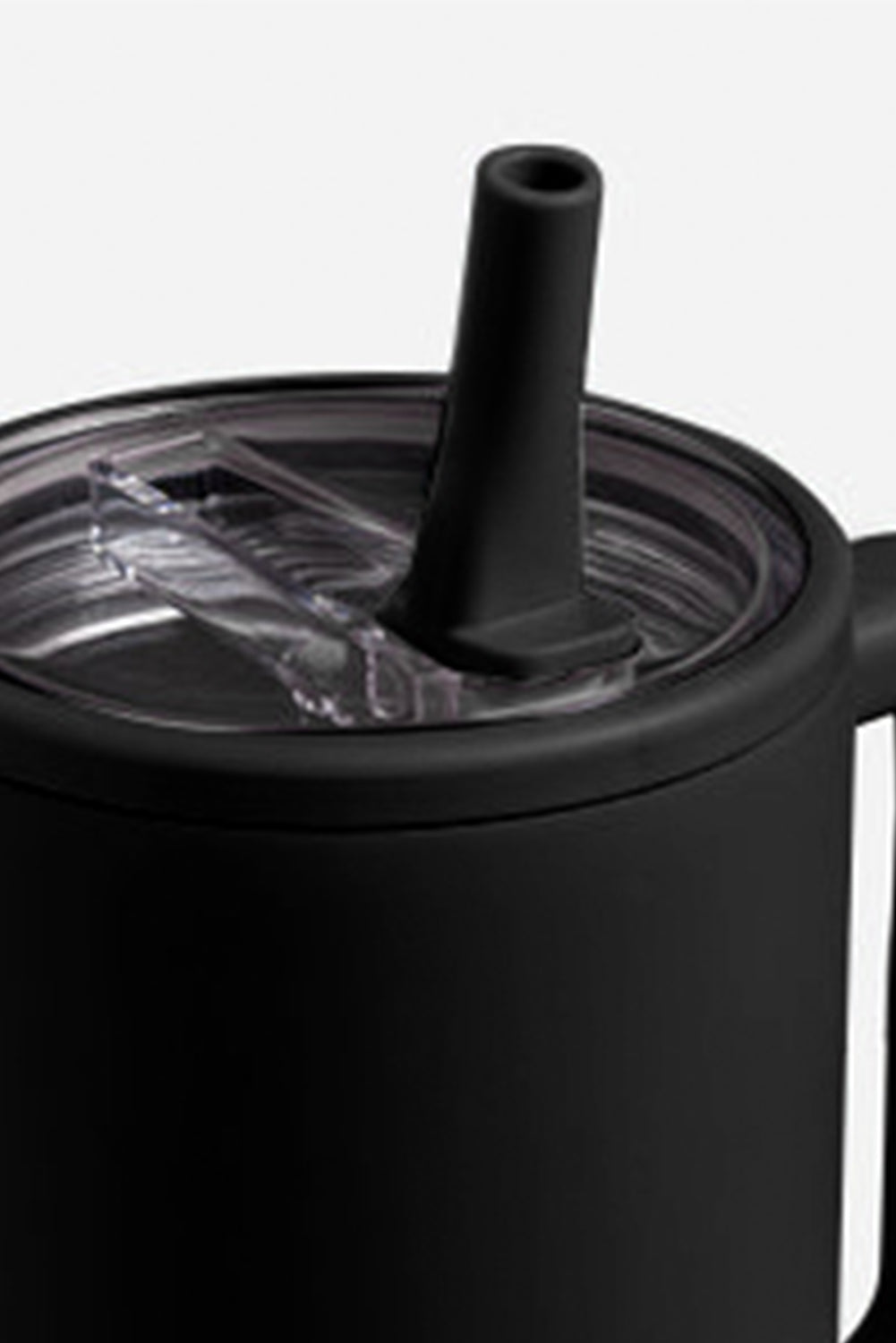 Black Frosted Stainless Handle Large Vacuum Cup with Straw 40oz Tumblers JT's Designer Fashion