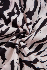 Black Abstract Print Open Back Boho Loose Maxi Sundress Maxi Dresses JT's Designer Fashion