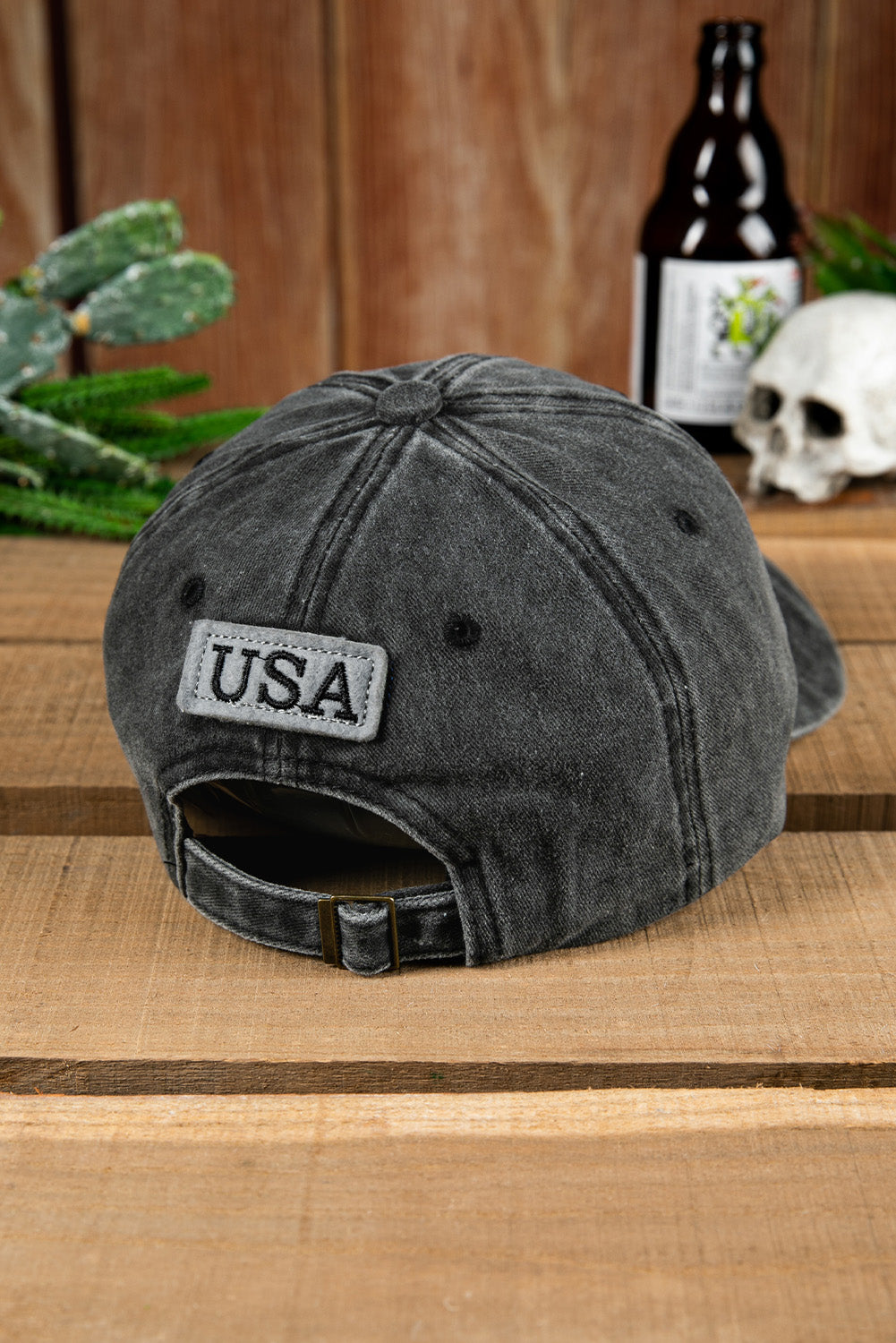 Black USA Flag Embroidered Baseball Cap Hats & Caps JT's Designer Fashion