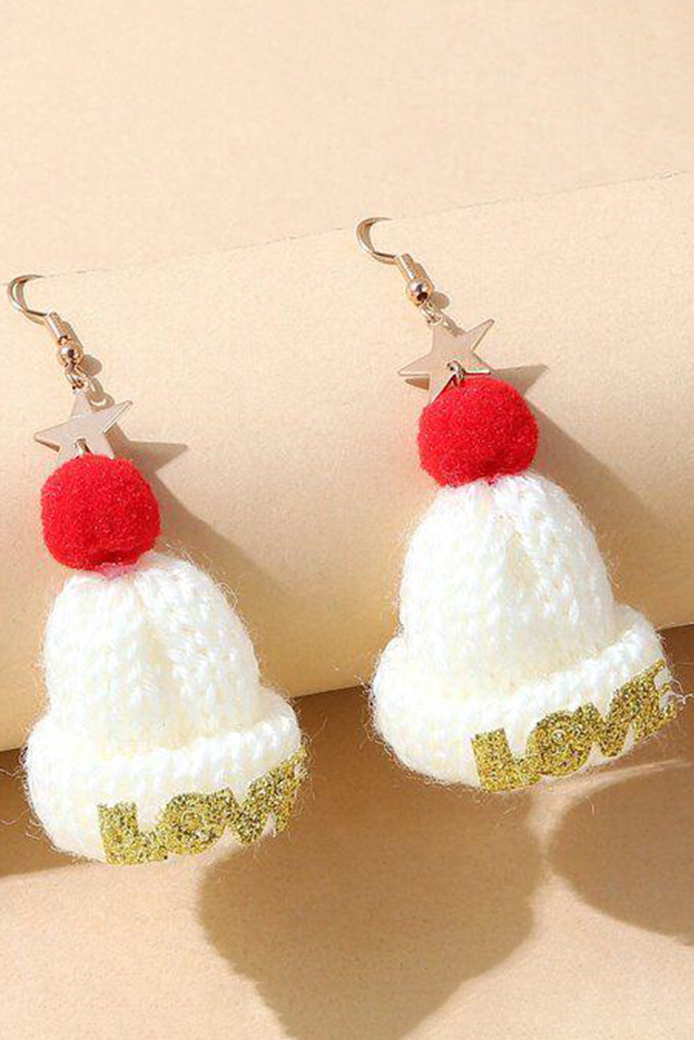 Christmas LOVE Knitted Drop Earrings Jewelry JT's Designer Fashion