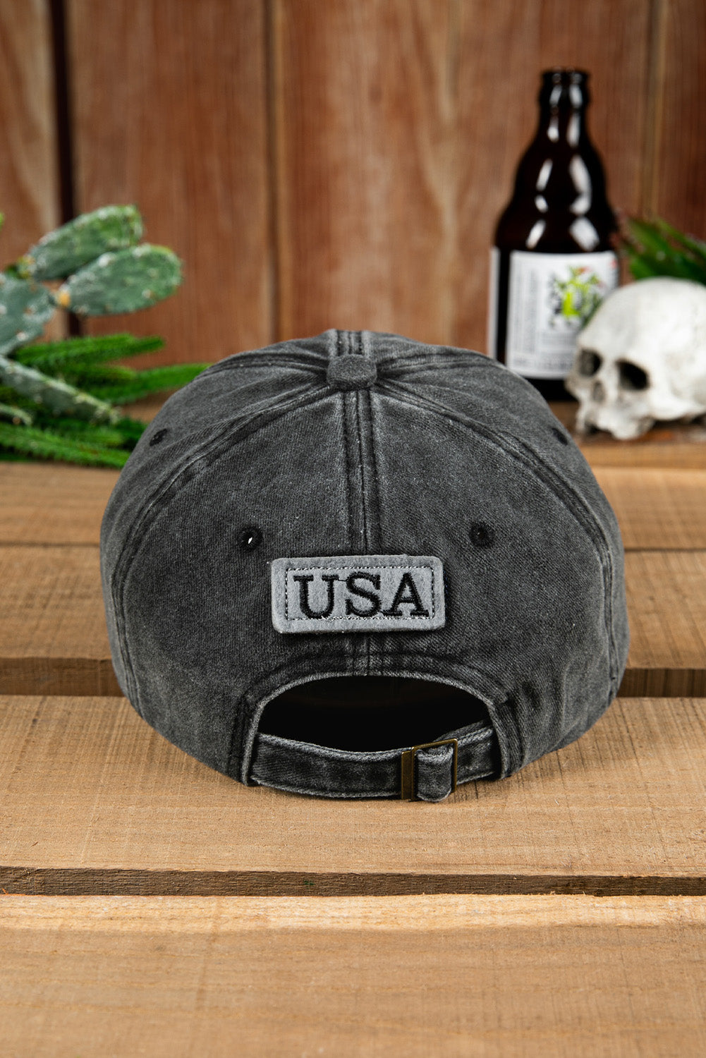 Black USA Flag Embroidered Baseball Cap Hats & Caps JT's Designer Fashion