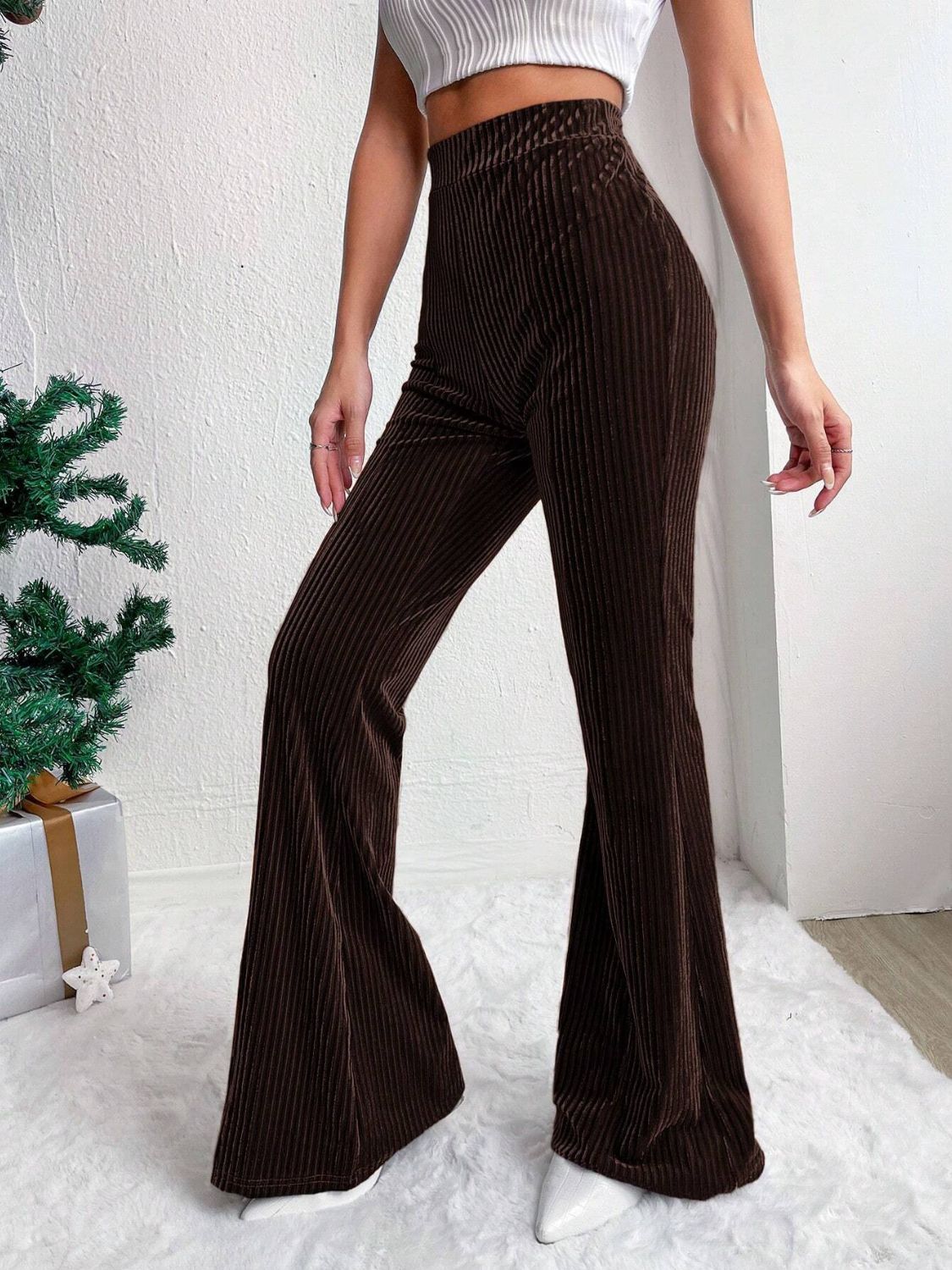 High Waist Flare Pants Pants & Culotte JT's Designer Fashion