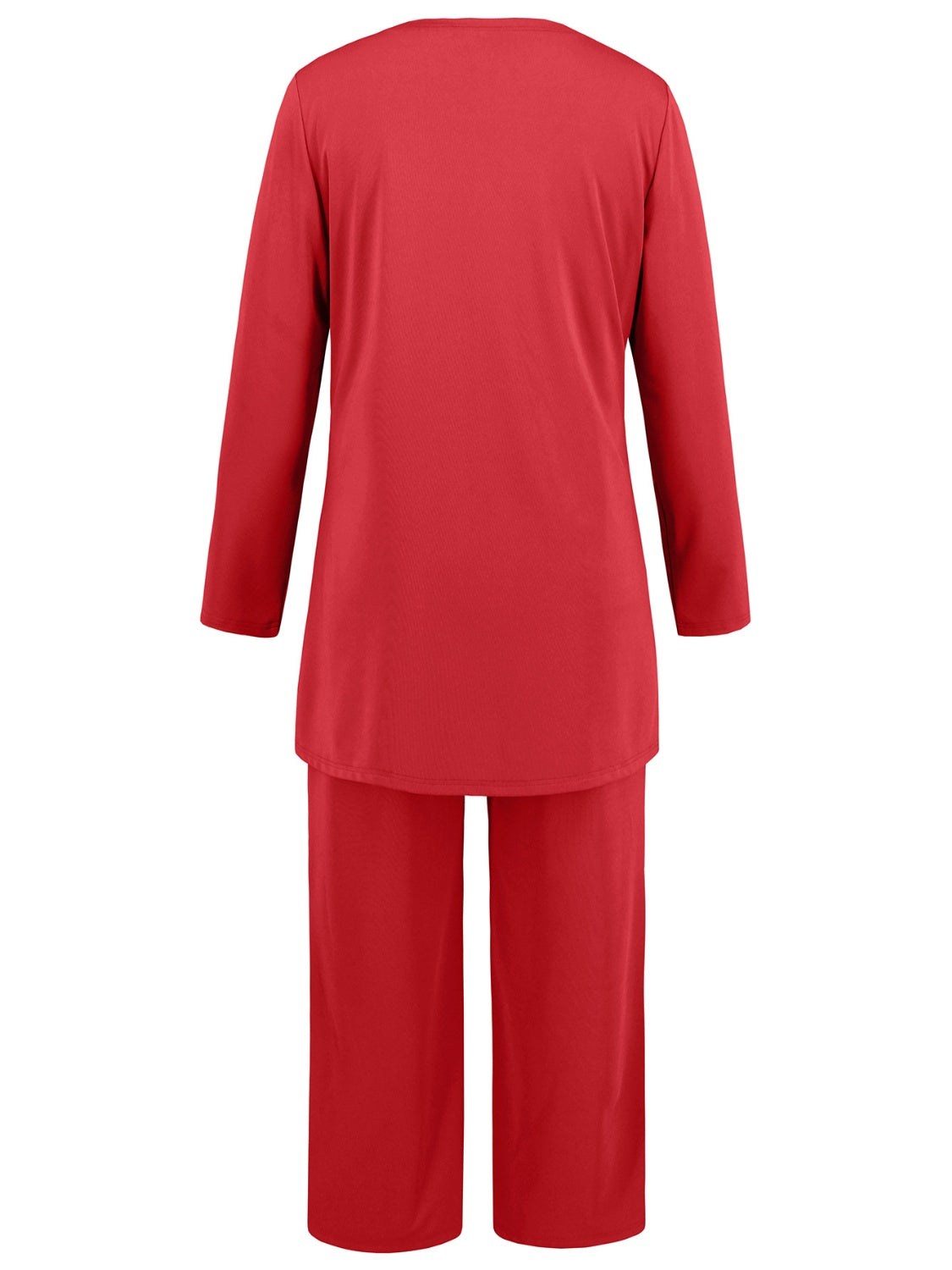 V-Neck Tank, Long Sleeve Cover-Up and Pants Three Piece Set Pant Sets JT's Designer Fashion