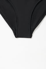 Rose Red Crossover Colorblock Cutout One Piece Swimsuit Swimwear JT's Designer Fashion