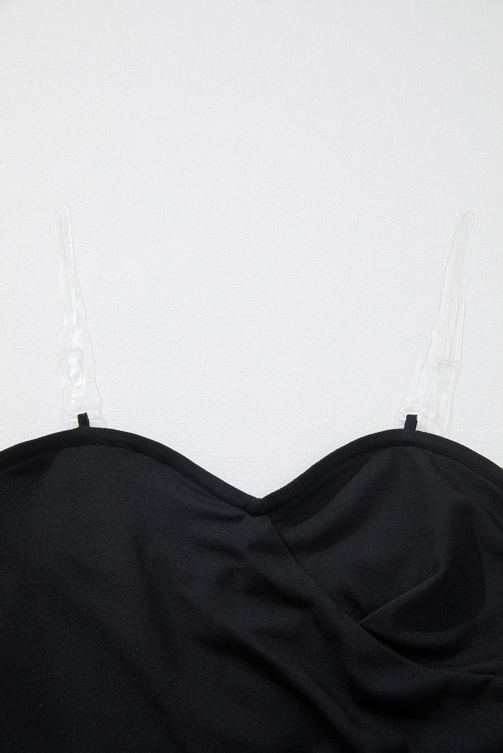 Black Sequined Tube Top Waist Knot Wide Leg Jumpsuit Jumpsuits & Rompers JT's Designer Fashion
