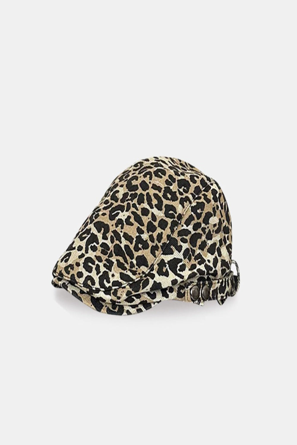 Adjustable Leopard Cotton Hat Leopard One Size Hats & Caps JT's Designer Fashion