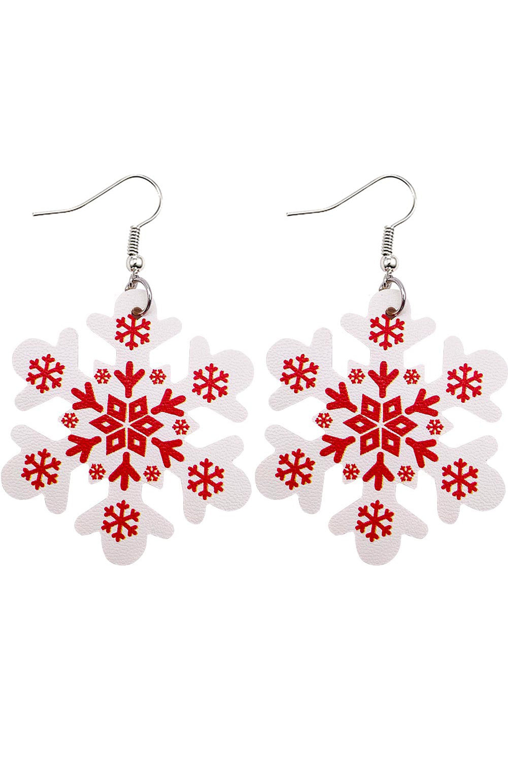 Christmas Snowflake Drop Earrings Jewelry JT's Designer Fashion