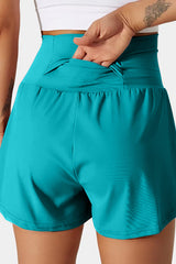 Skobeloff Pocketed Wide Waistband Swim Shorts Swimwear JT's Designer Fashion