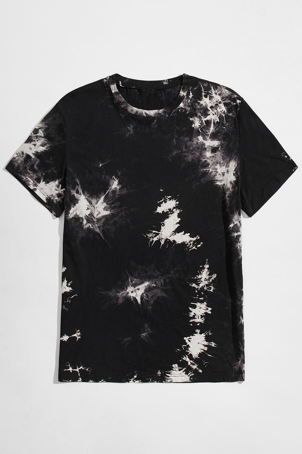 Black LET'S GO BRANDON Tie Dyed Print Men's Graphic Tee Men's Tops JT's Designer Fashion