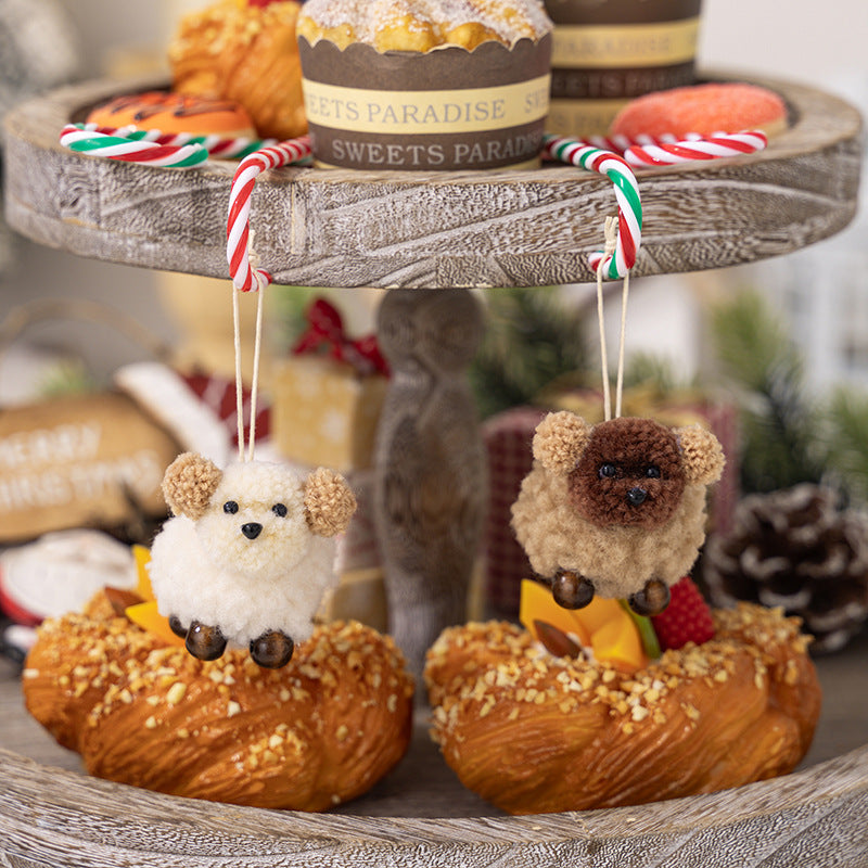 2-Piece Fuzzy Puppy Hanging Widget Home Accessories JT's Designer Fashion