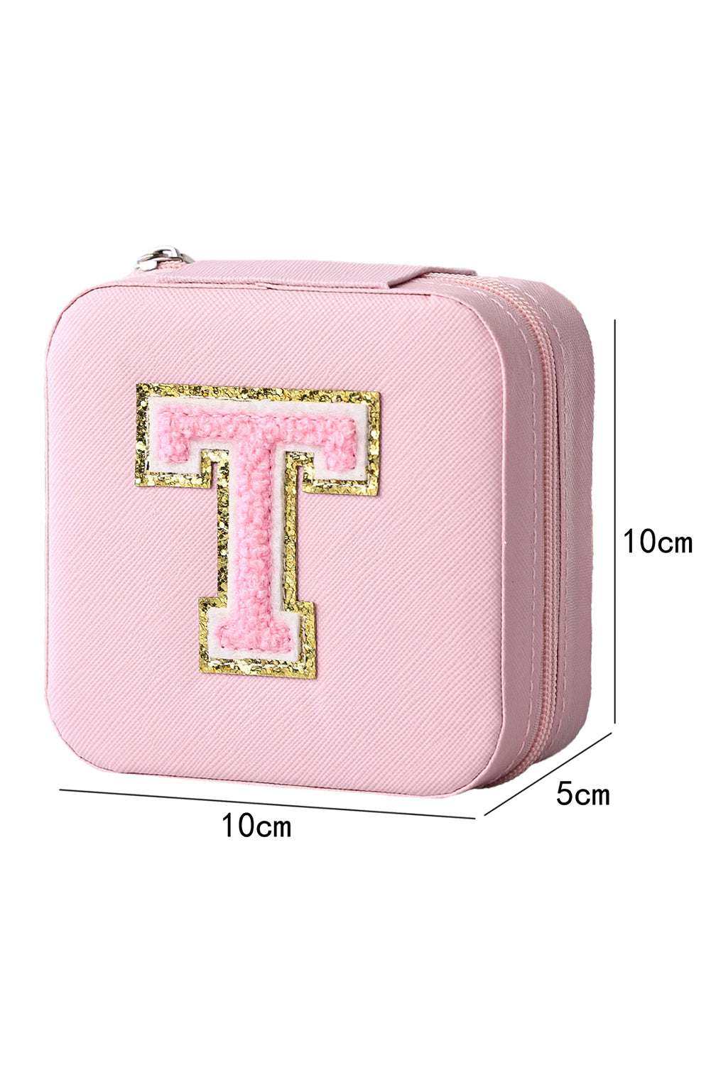 Pink Portable Chenille T Small Jewelry Box Other Accessories JT's Designer Fashion