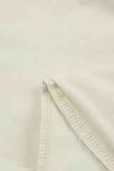 Beige Corduroy High Waist Straight Leg Pants Pants & Culotte JT's Designer Fashion