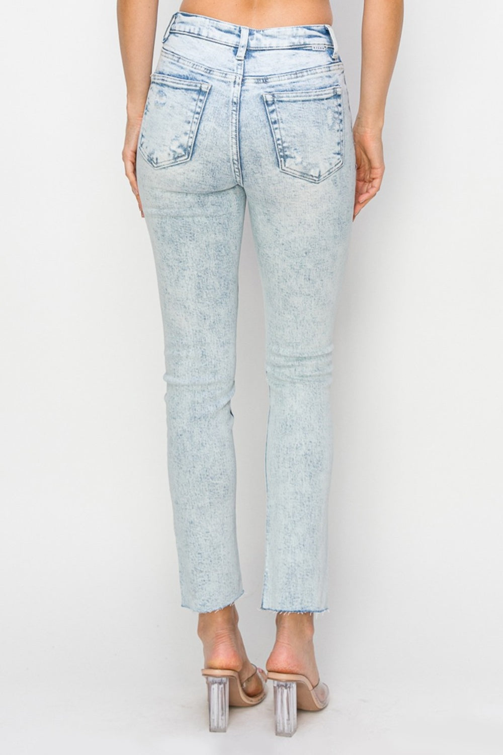 High Rise Distressed Skinny Jeans Jeans JT's Designer Fashion