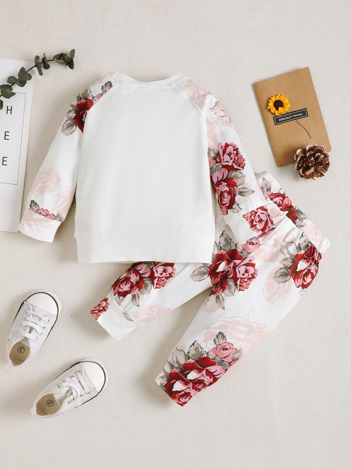 Children's Floral Top and Pants Set Children's Apparel JT's Designer Fashion