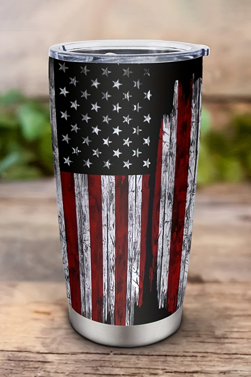 Dirty blue American Flag Stainless Steel Insulated Tumbler 20oz Tumblers JT's Designer Fashion