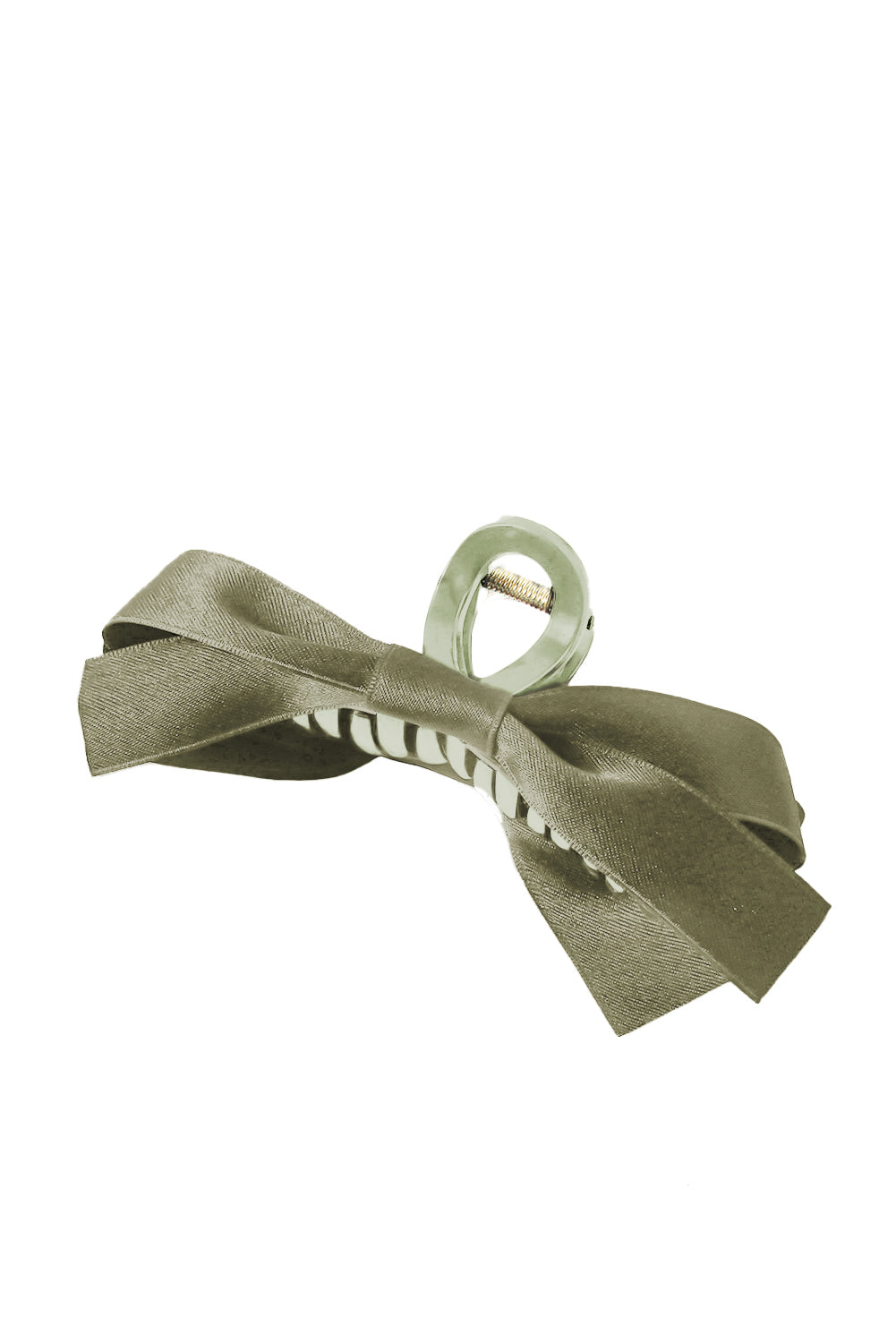 Mist Green Bow Decor Large Hair Claw Clip Headwear JT's Designer Fashion