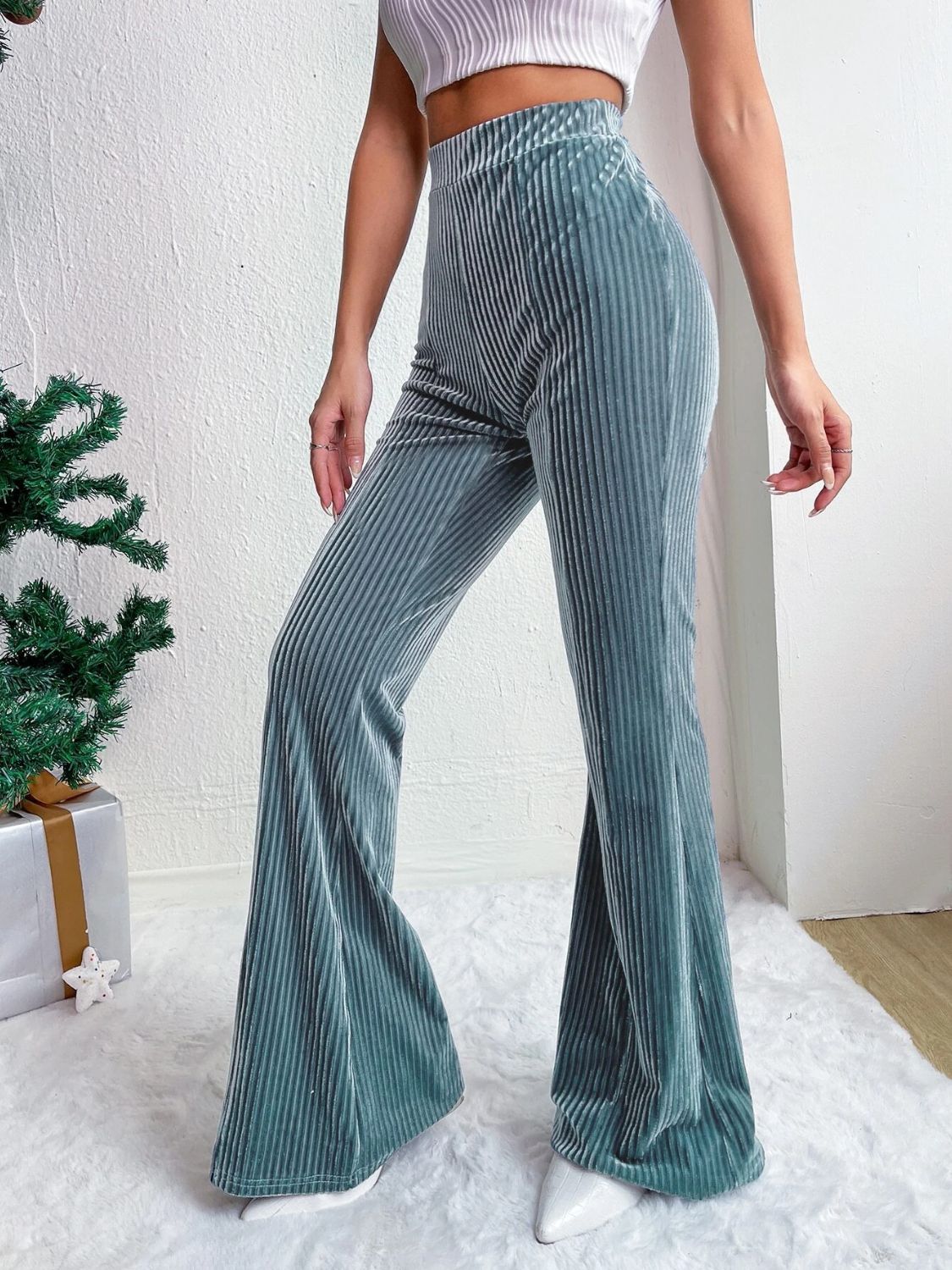 High Waist Flare Pants Pants & Culotte JT's Designer Fashion