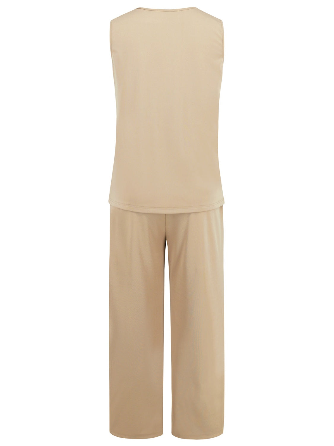 V-Neck Tank, Long Sleeve Cover-Up and Pants Three Piece Set Pant Sets JT's Designer Fashion