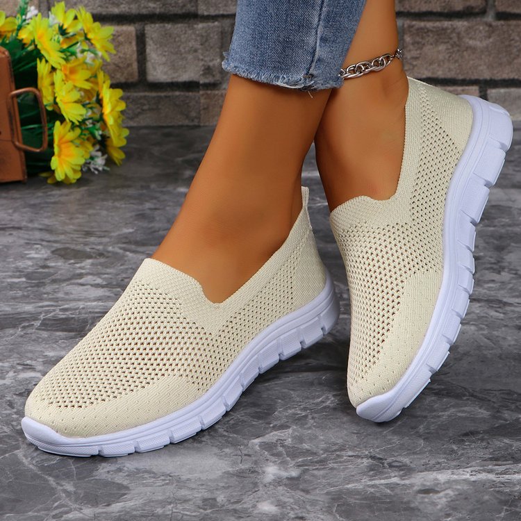 Breathable Mesh Round Toe Slip-Ons Shoes JT's Designer Fashion