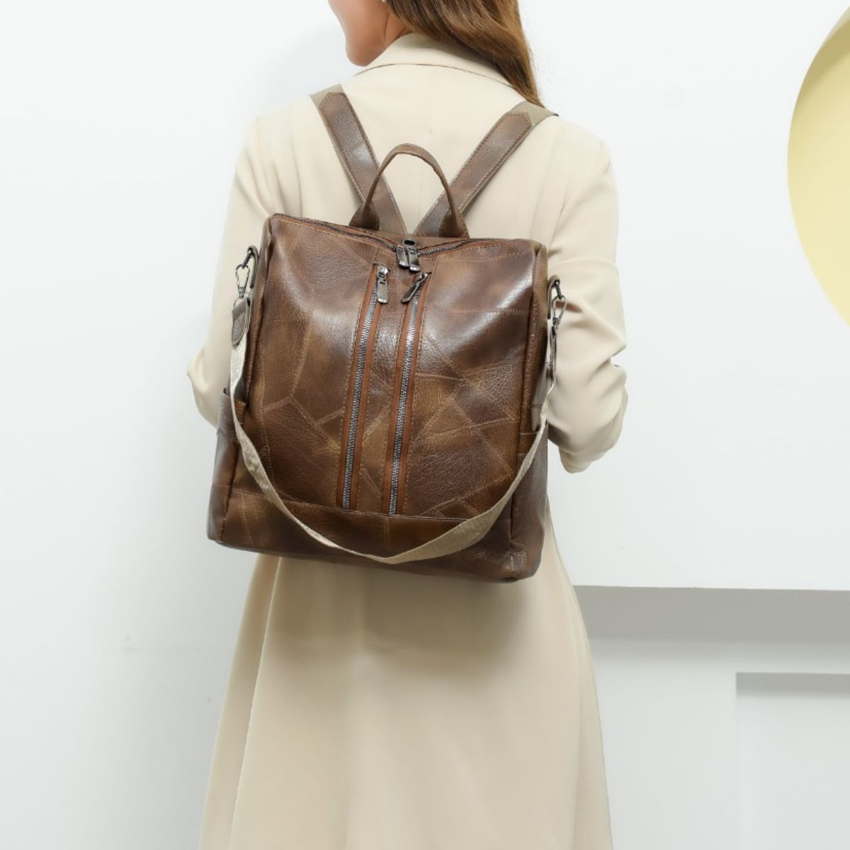 PU Leather Backpack Bag Backpacks JT's Designer Fashion