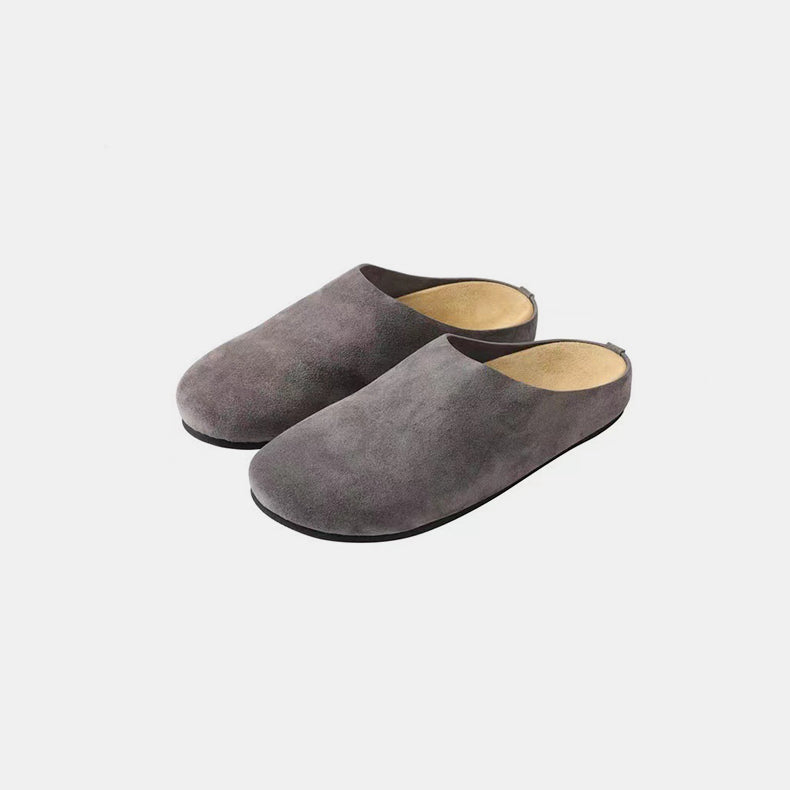 Suede Round Toe Slip-Ons Shoes JT's Designer Fashion