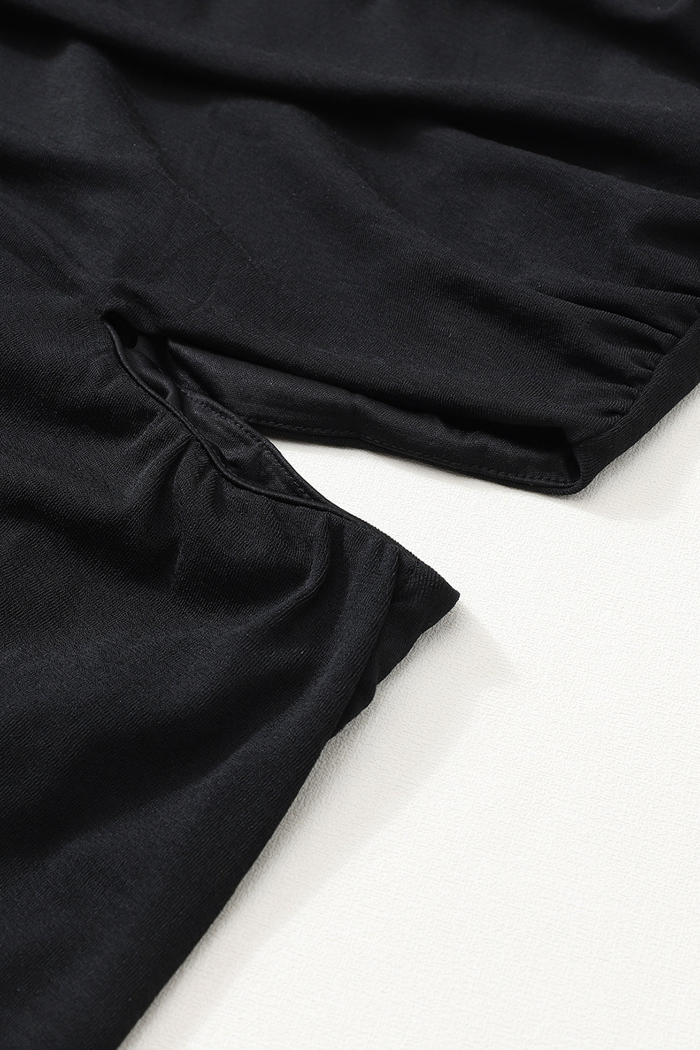 Black Asymmetric One Shoulder Cutout Bodycon Dress Bodycon Dresses JT's Designer Fashion