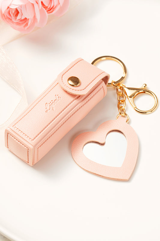 Apricot Pink Portable Lipstick Pocket Keychain Other Accessories JT's Designer Fashion