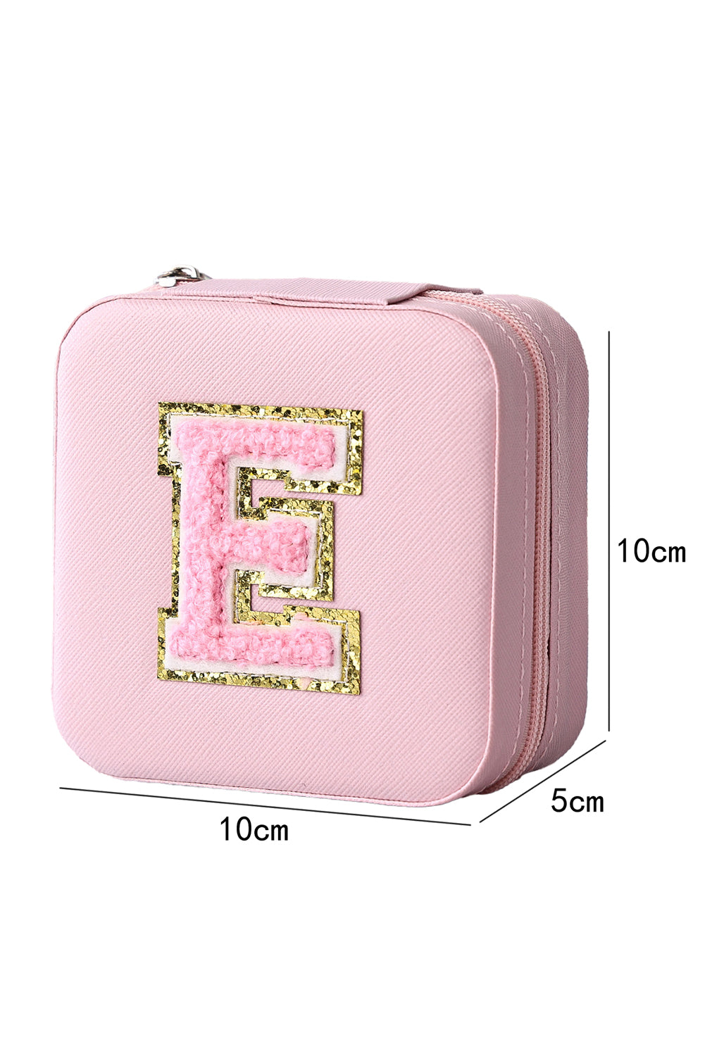 Pink Letter E Chenille Patch Jewelry Box Other Accessories JT's Designer Fashion