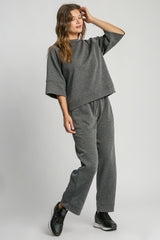 Umgee Full Size Drawstring Wide Leg Pants with Pockets Pants & Culotte JT's Designer Fashion