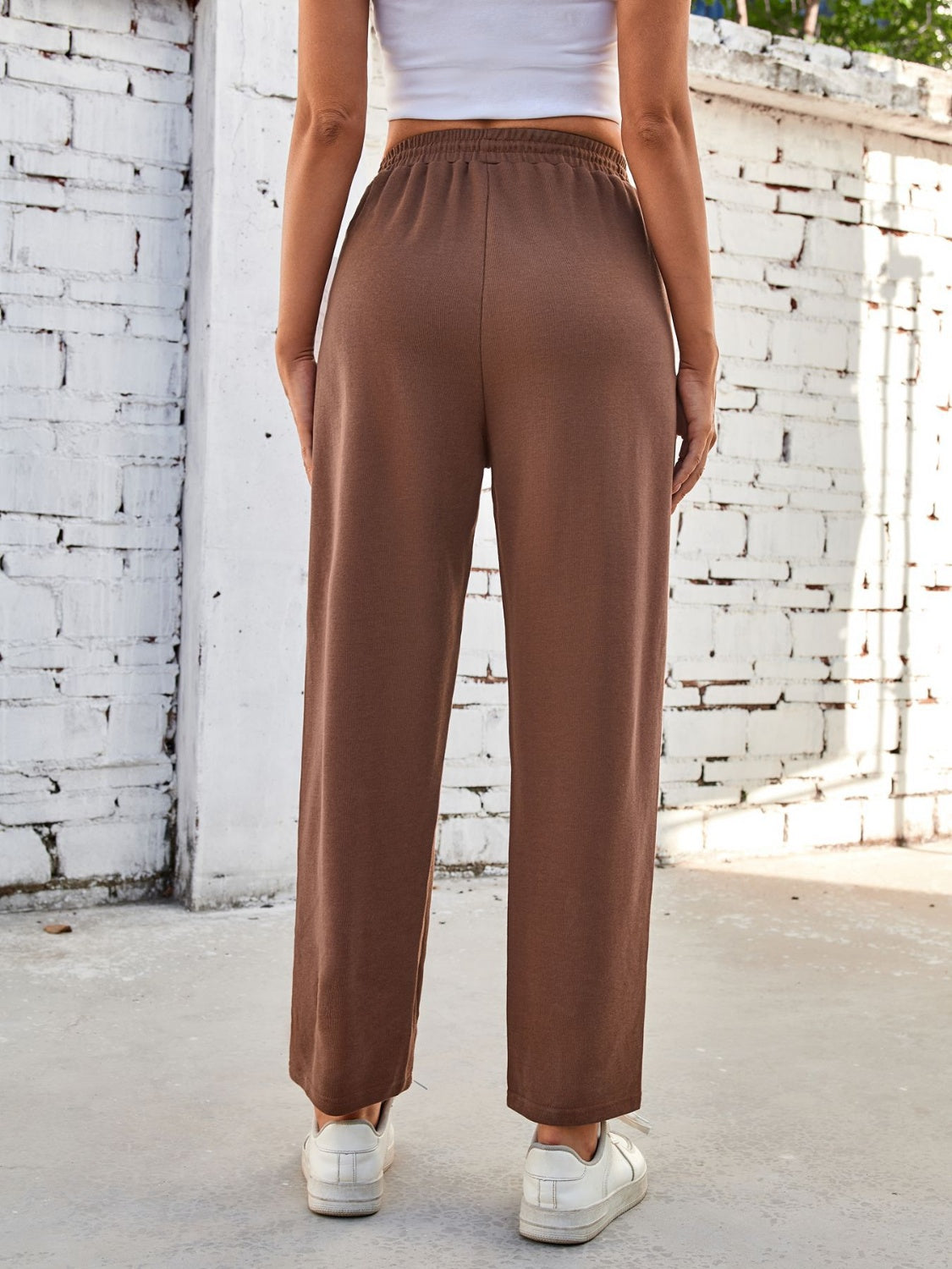 Lovelet Drawstring Pants with Pockets Pants & Culotte JT's Designer Fashion