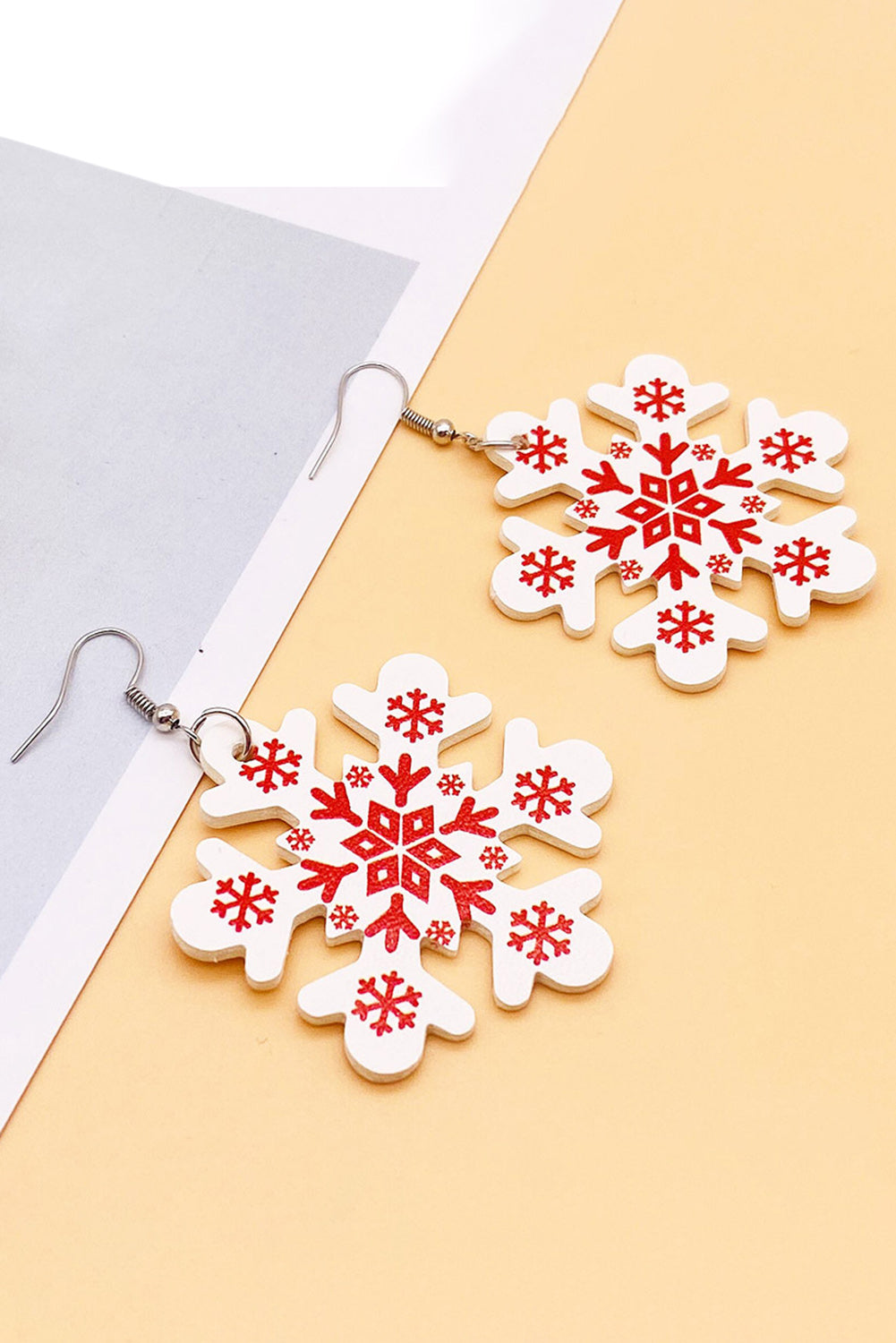 Christmas Snowflake Drop Earrings Jewelry JT's Designer Fashion