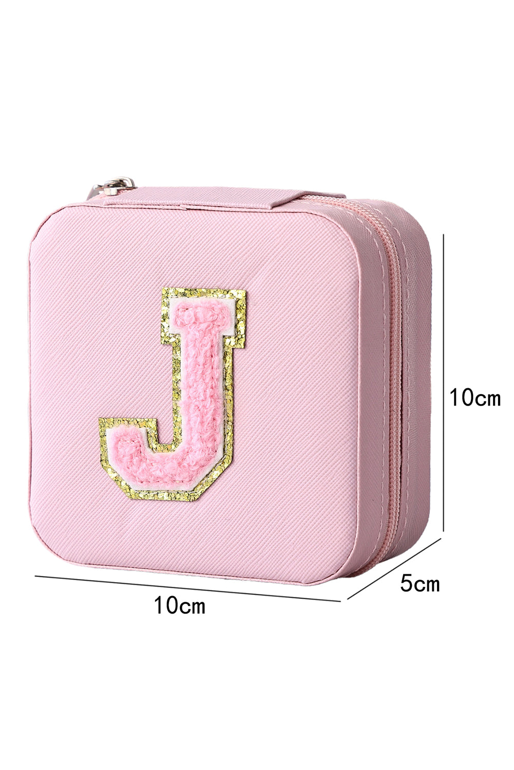 Pink Portable Initial J Jewelry Box Other Accessories JT's Designer Fashion