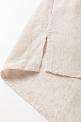 Jet Stream Geometric Embroidered Short Sleeve Tassel Tied V Neck Blouse Blouses & Shirts JT's Designer Fashion