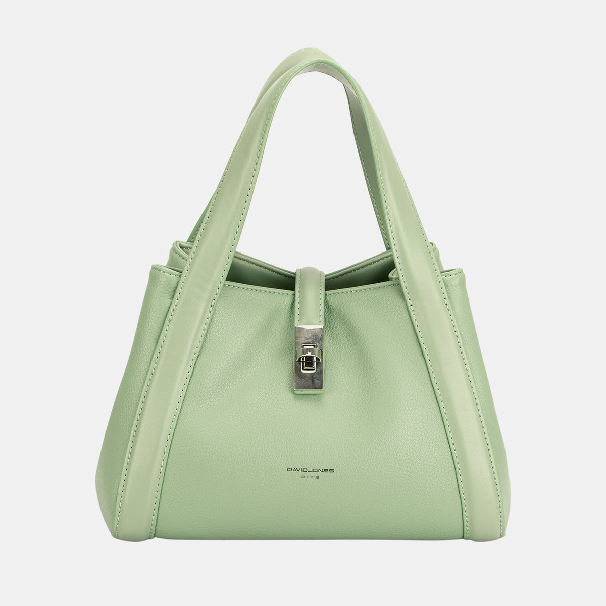 David Jones PU Leather Bucket Bag L.Green One Size Shoulder Bags JT's Designer Fashion