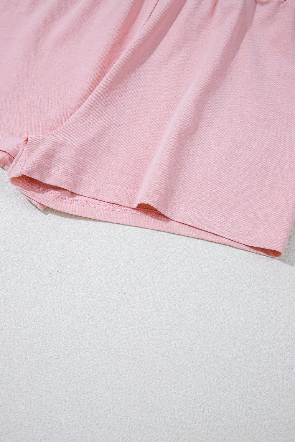 Light Pink 2 Pieces Mineral Wash Cotton Tank Top Lined Split Skirt Set Two Piece Dresses JT's Designer Fashion