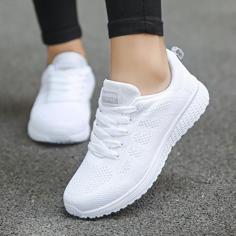 Women Flat Shoes Sneakers A08White Women's Shoes JT's Designer Fashion