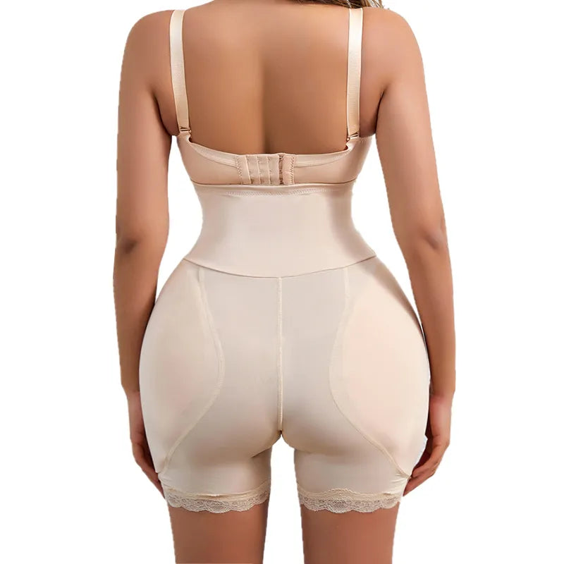 All-in-One Body Shaper for Women - Butt Lifter, Waist Trainer, High-Waisted Shorts, and Curve-Enhancing Hip Pads Corsets & Bustiers JT's Designer Fashion