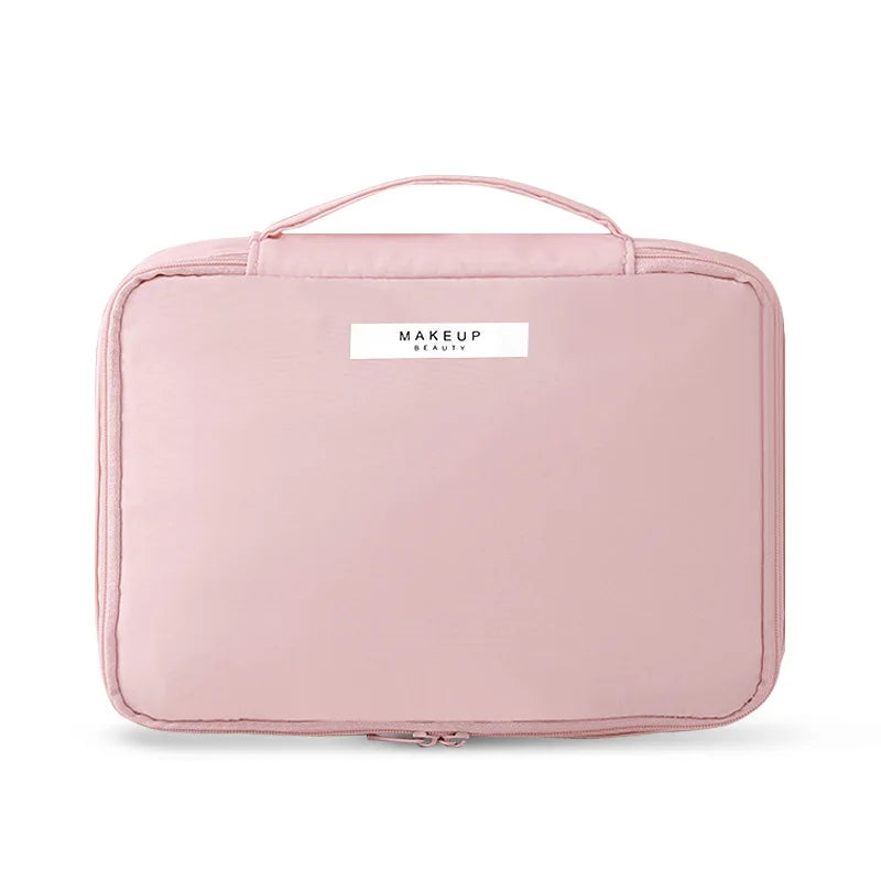 Ladies Portable Makeup Storage Bag Pink large Makeup Bags JT's Designer Fashion